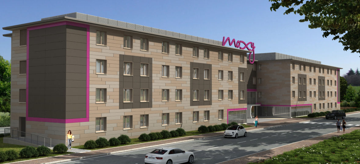 Hotel Moxy Munich Messe Aschheim Exterior foto
